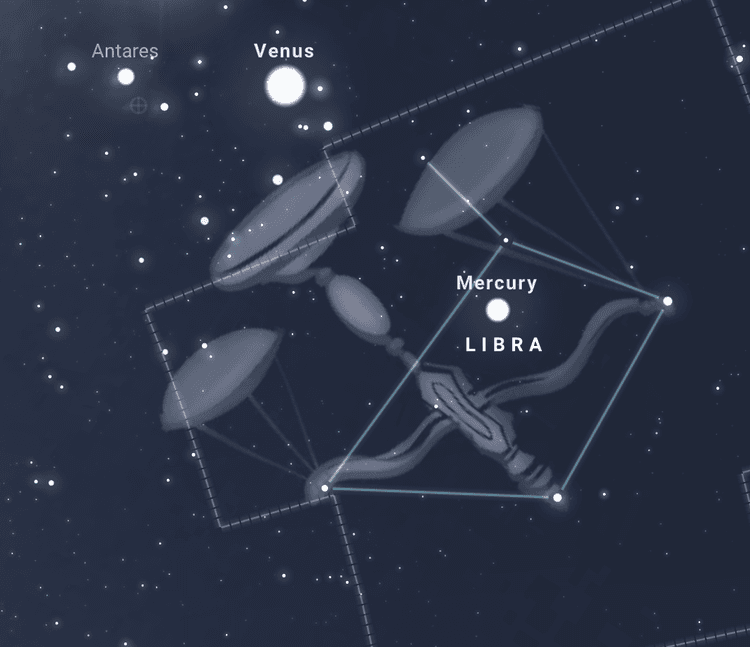 천칭자리 별자리 이미지