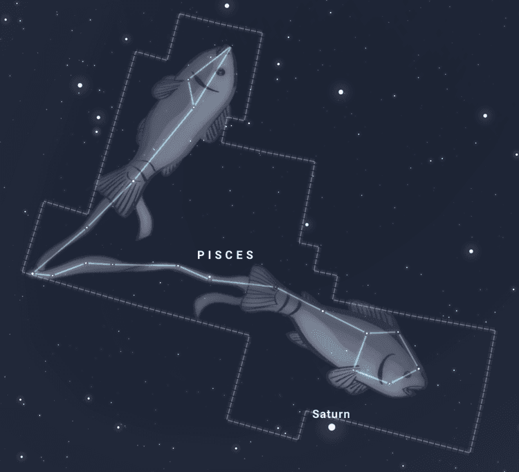 물고기자리 별자리 이미지