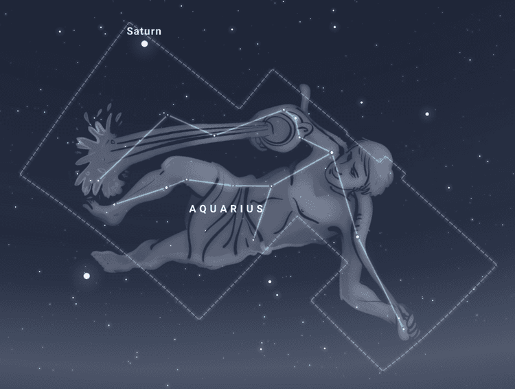 물병자리 별자리 이미지