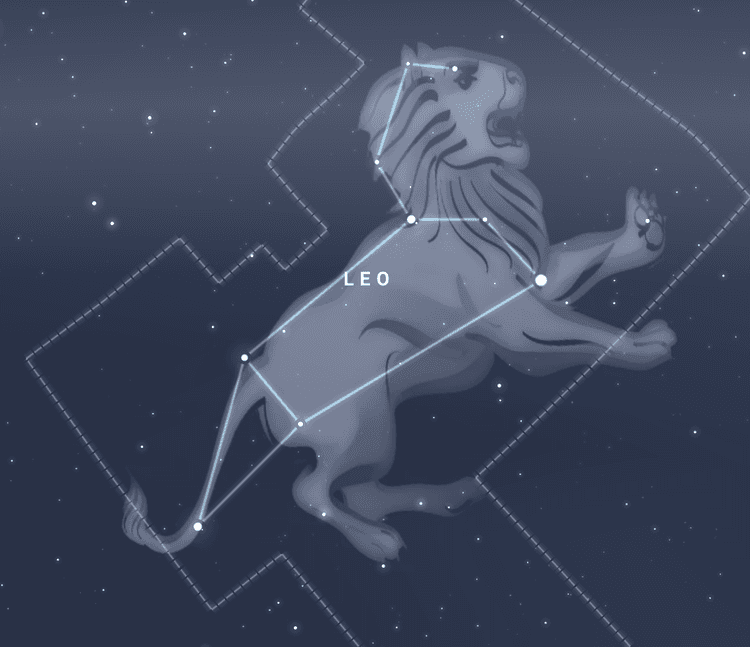 사자자리 별자리 이미지